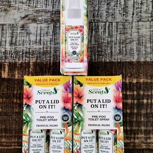 Great Scents Put A Lid On It! Pre Poo Toilet Spray ~ 3 Pkgs - 6 Bottles ~ BNIB
